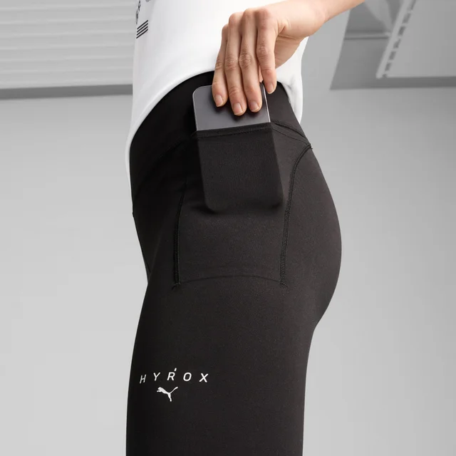 Womens PUMA x HYROX Cloudspun Full Tight - Black