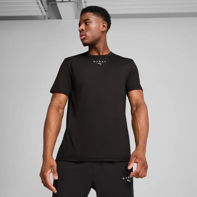 Mens PUMA x HYROX Cloudspun Tee - Black