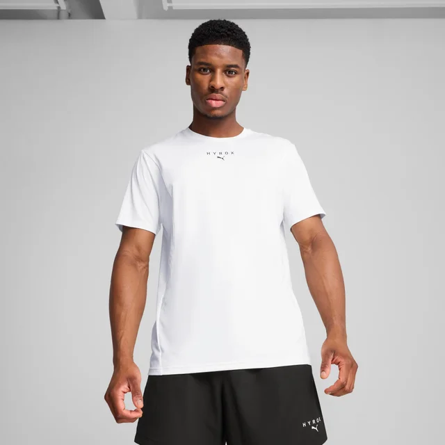 Mens PUMA x HYROX Cloudspun Tee - White