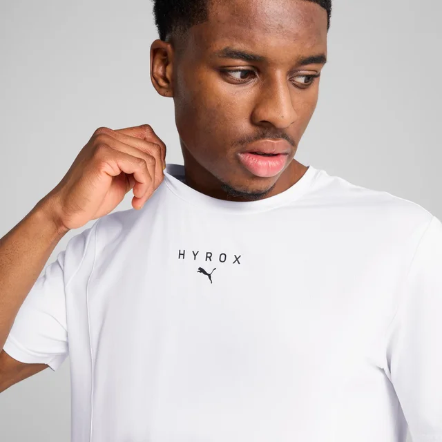 Mens PUMA x HYROX Cloudspun Tee - White