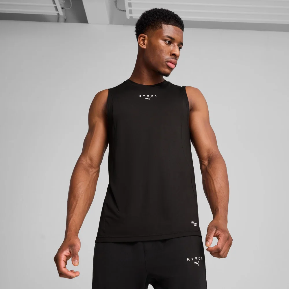 Mens PUMA x HYROX Cloudspun Tank - Black - XL Image 1