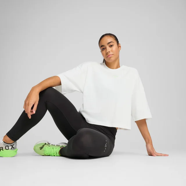 Womens PUMA x HYROX Oversize Tee - White