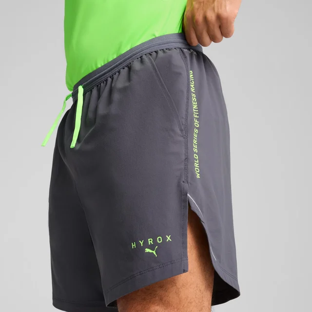 Mens PUMA x HYROX Ultraweave 6" Short - Grey