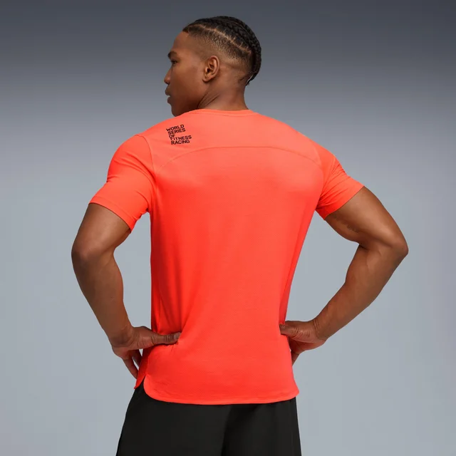 Mens PUMA x HYROX CLOUDSPUN THERMOADAPT TEE - Red