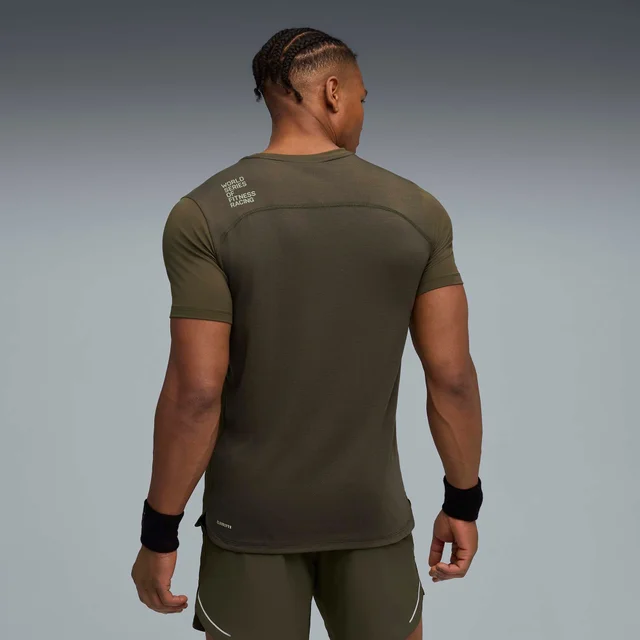 Mens PUMA x HYROX CLOUDSPUN THERMOADAPT TEE - Green