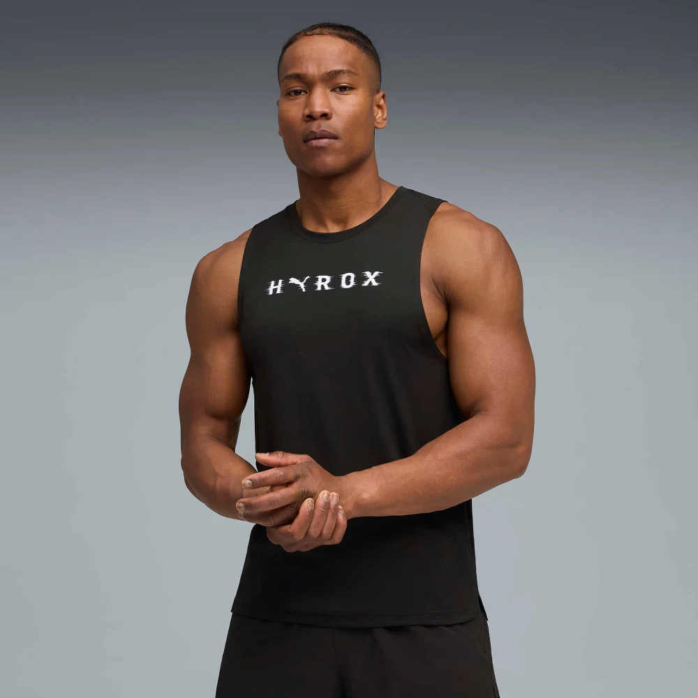 Mens PUMA x HYROX CLOUDSPUN THERMOADAPT TANK - Black - XL Image 1