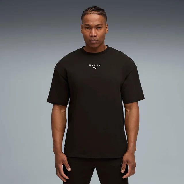 Mens PUMA x HYROX LIFESTYLE TEE - Black