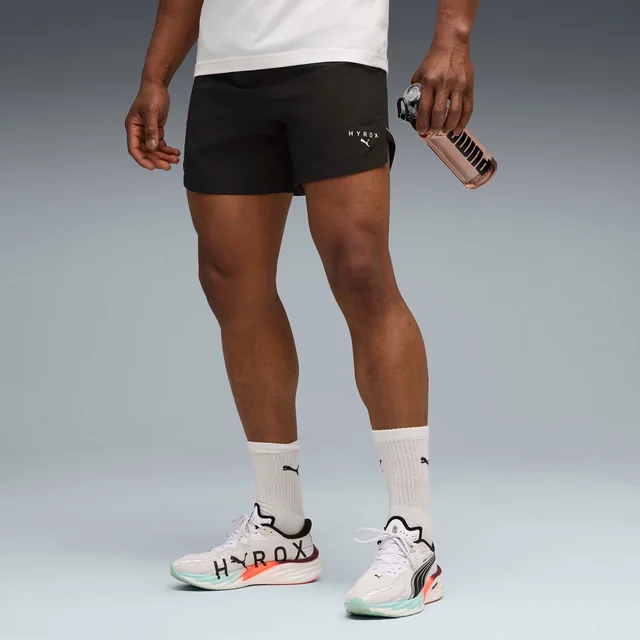 Mens PUMA X HYROX 6' ULTRAWEAVE SHORT - Black