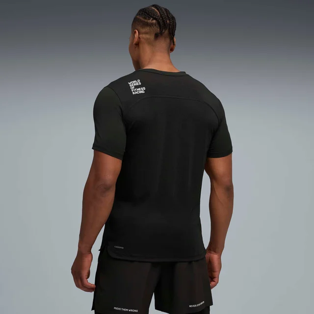 Mens PUMA x HYROX CLOUDSPUN THERMOADAPT TEE - Black