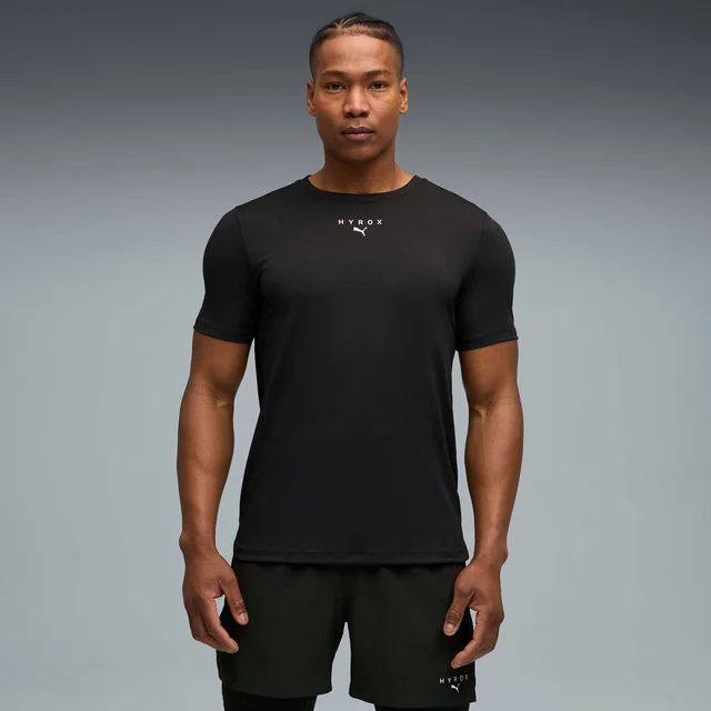 Mens PUMA x HYROX CLOUDSPUN THERMOADAPT TEE - Black