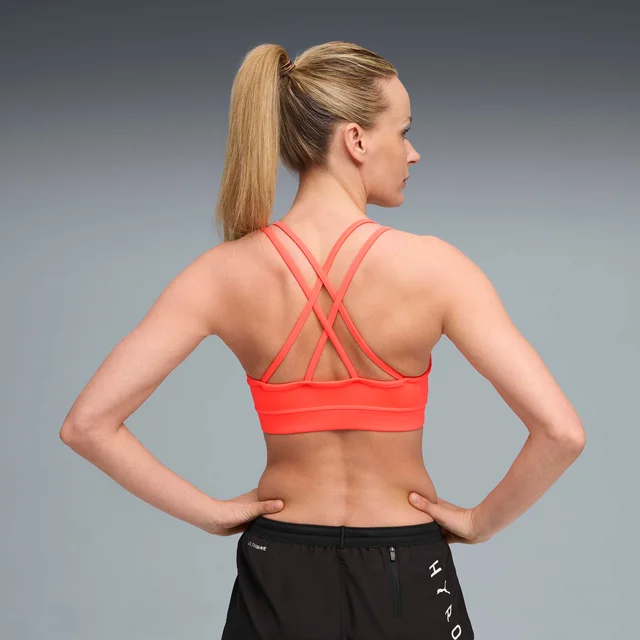 Womens PUMA x HYROX MOVE STRAPPY BRA - Red