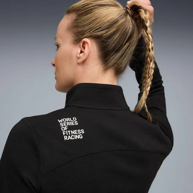 WOMEN'S CLOUDSPUN 1/4 ZIP - black