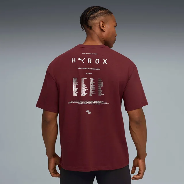 Mens PUMA x HYROX LIFESTYLE TEE - Red