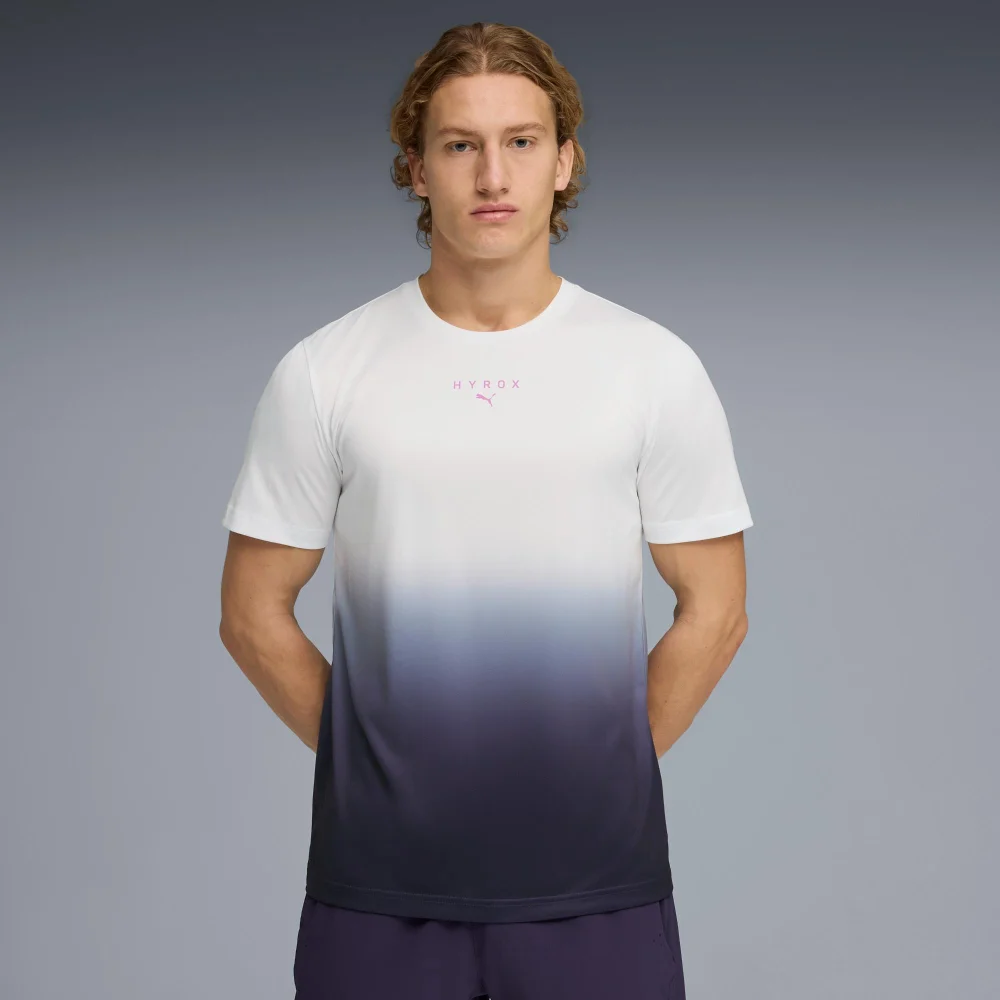 MEN'S POLY GRAPHIC TEE - white - XL Image 1