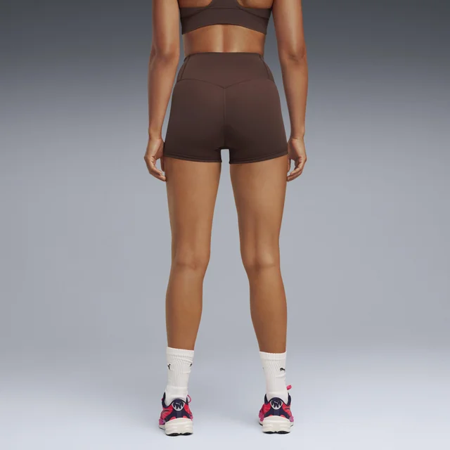 SHAPELUXE 3" TIGHT SHORT - brown