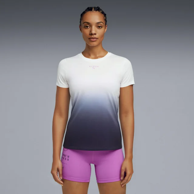 WOMEN'S POLY GRAPHIC TEE - white