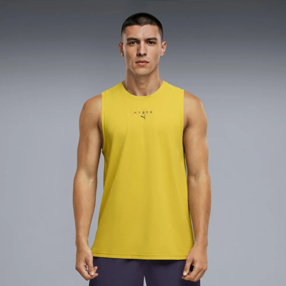 MEN'S DRYELITE TRAINING TANK - yellow - XL Image 1